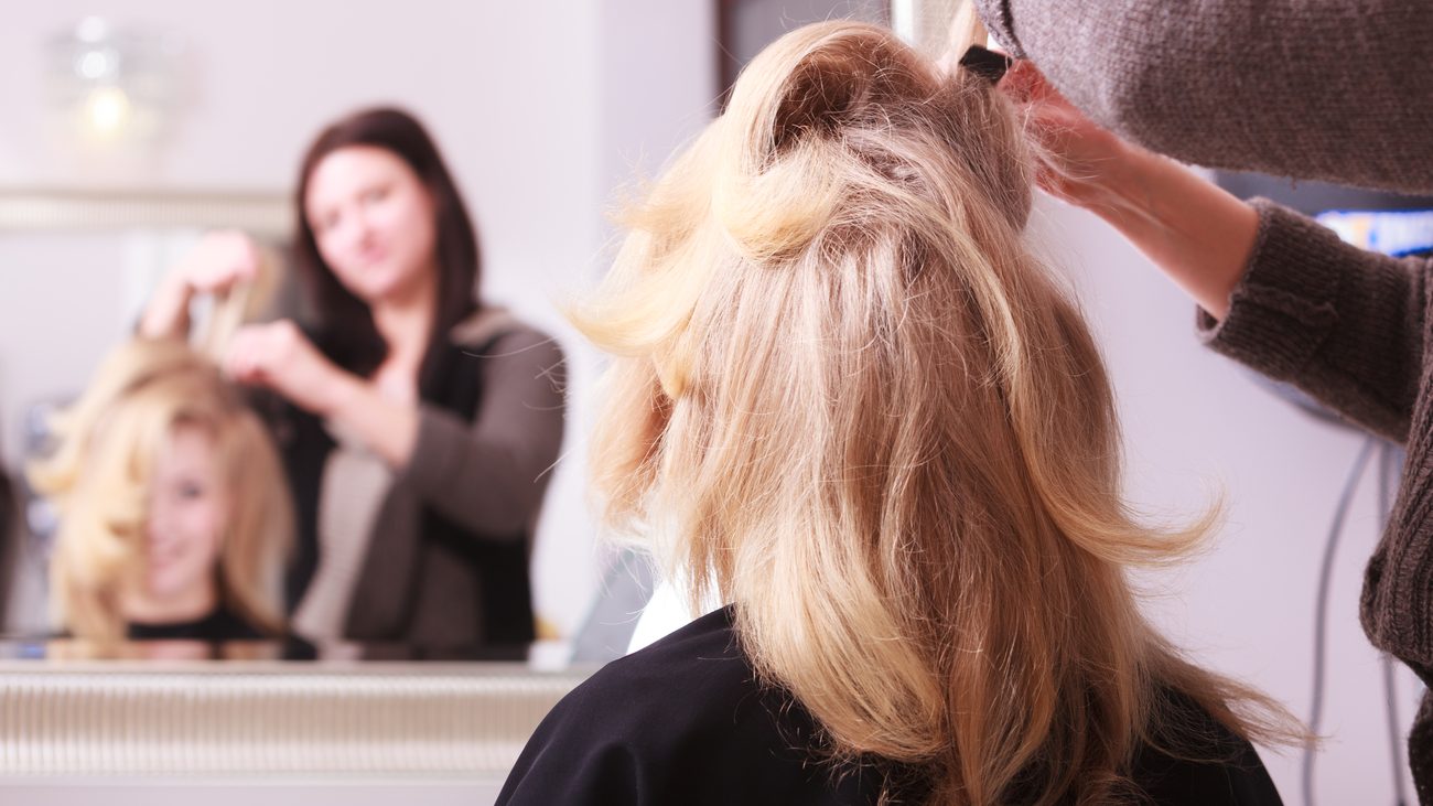 Brushing réalisé au salon Alexandre Coiffure