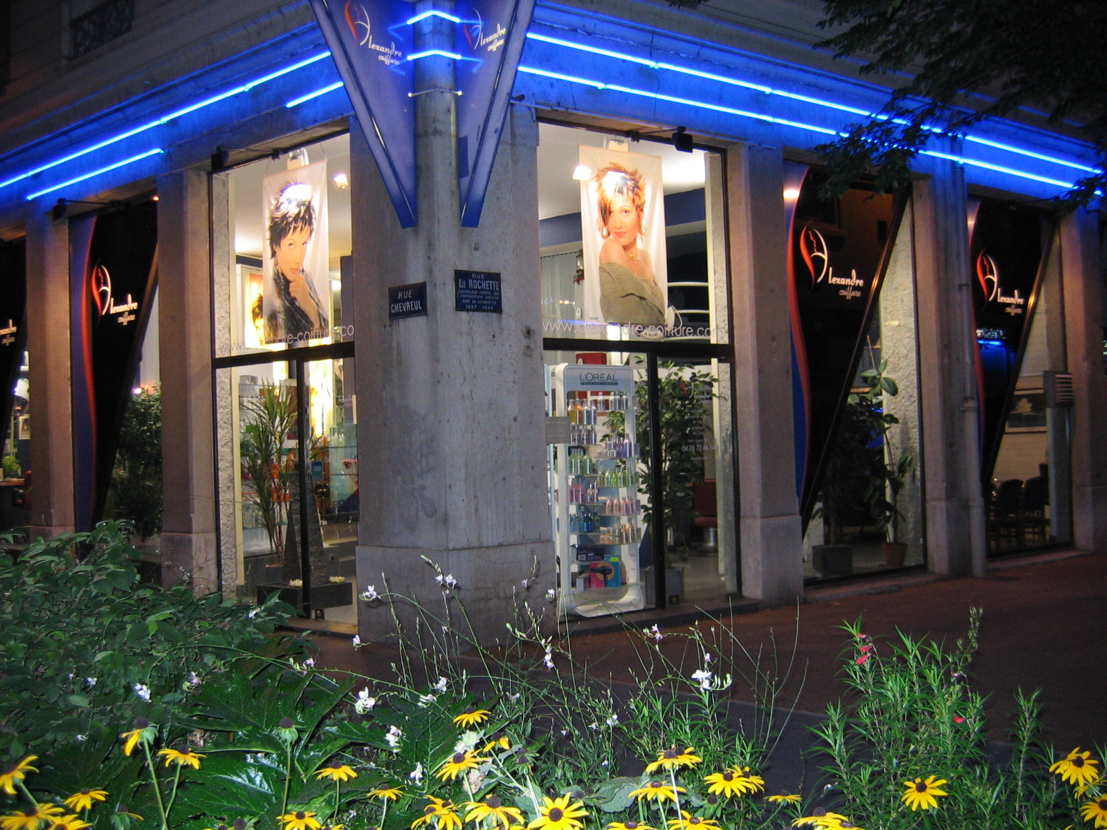Le salon Alexandre Coiffure, rue Chevreul à Lyon